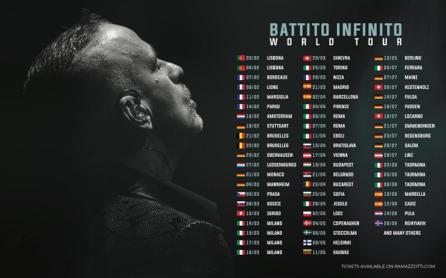 Eros Ramazzotti Battito Infinito World Tour 2023