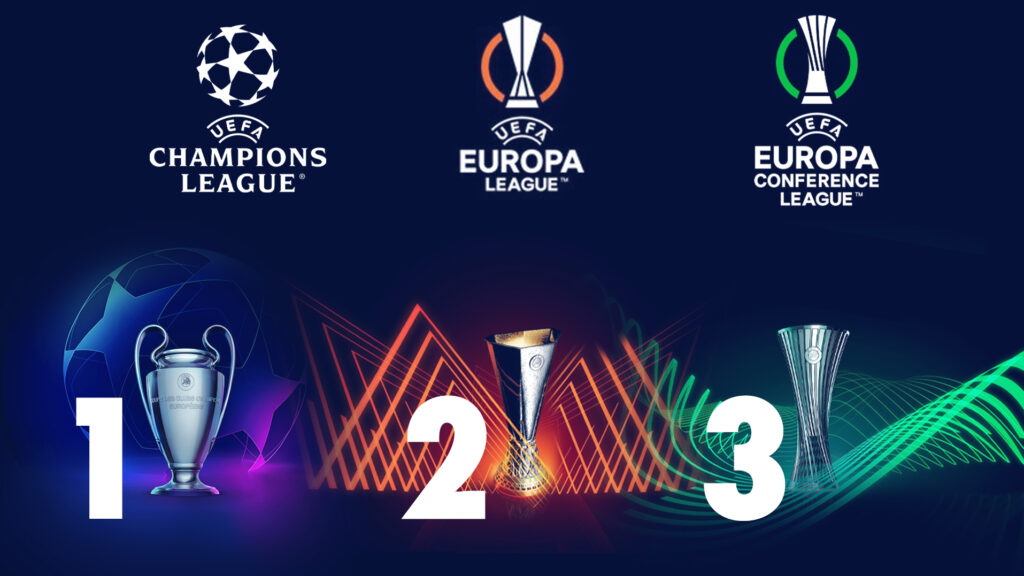UEFA Champions League, Europa League and Europa Conference League